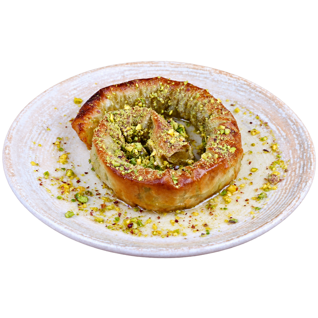 Fıstıklı Sac Arası tabak sunumu